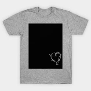 Barbed wire heart T-Shirt